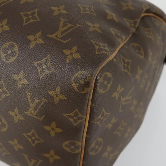 Louis Vuitton Speedy Handbag Monogram Canvas Brown Canvas Handbag (Pre-Owned) - Picture 11 of 16